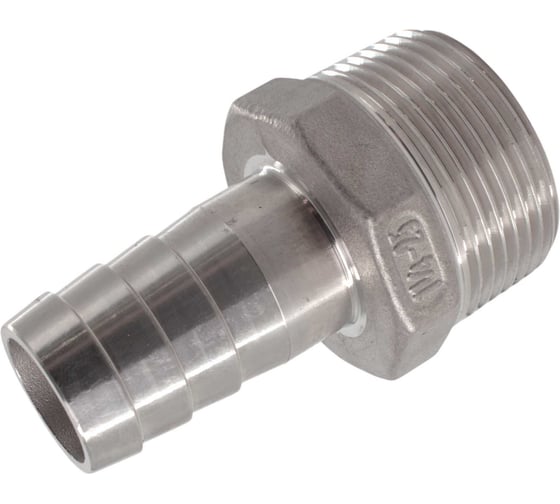 Изображение товара Штуцер елочка нержавеющий NEWKEY AISI304 DN32x25mm (1_1/4x25mm), (CF8), PN16 NK-FHN32x25/4