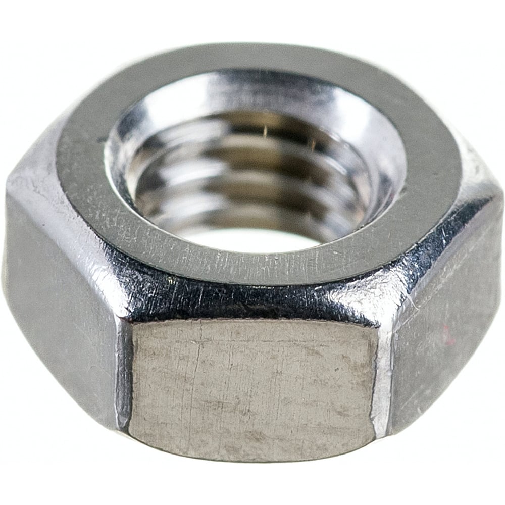 Изображение товара Гайка DIN934 шестигранная нержавеющая сталь А2 М6 10 шт Gigant