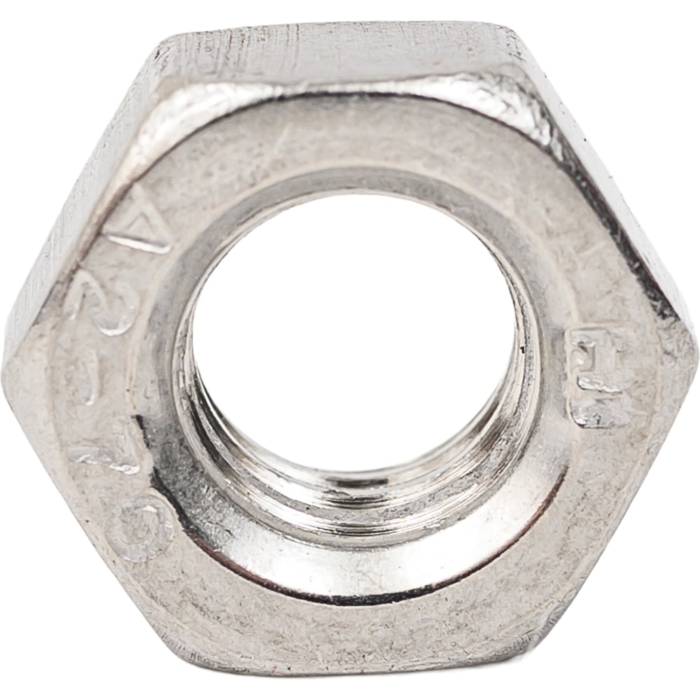 Изображение товара Гайка DIN934 шестигранная нержавеющая сталь А2 М6 10 шт Gigant