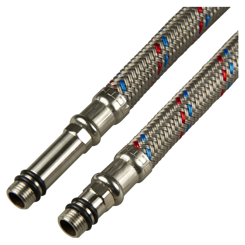 Изображение товара Гибкая подводка для смесителя нейлон 1/2 x M10 150 см NCWFHS150