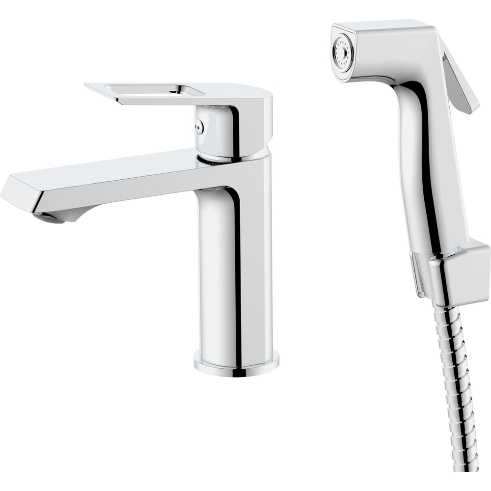 Изображение товара Смеситель с гигиеническим душем ESKO Surf арт SF27H для раковины и биде