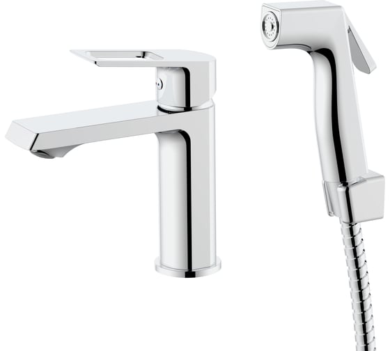 Изображение товара Смеситель с гигиеническим душем ESKO Surf с аксессуарами арт. SF27H