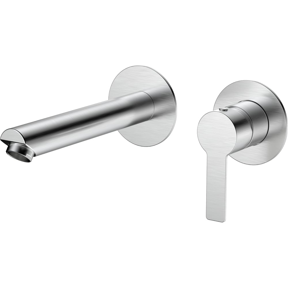 Изображение товара Современный однорычажный встраиваемый смеситель Agger Easy сатин 189 мм