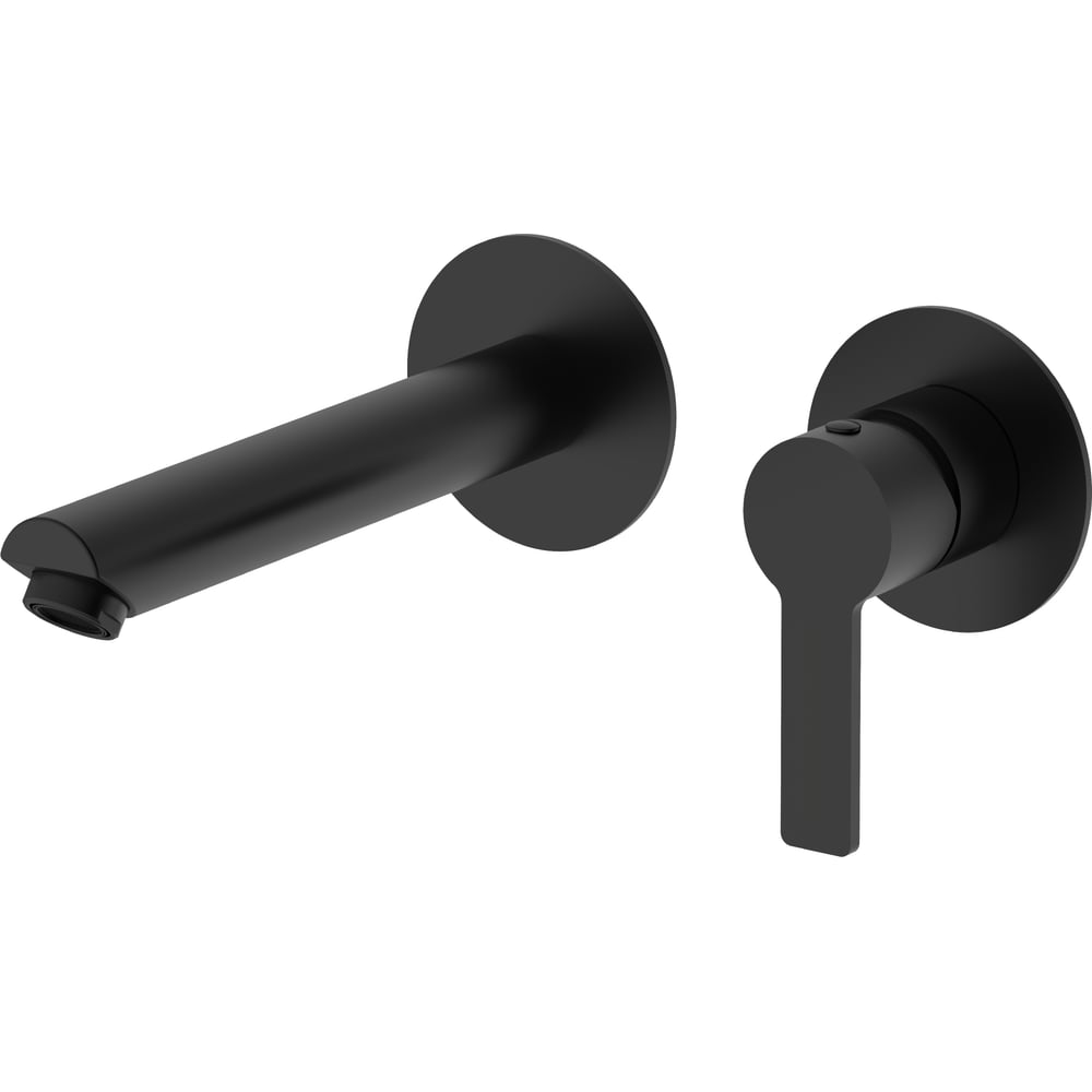 Изображение товара Однорычажный встраиваемый смеситель Agger Easy черный матовый A3172244