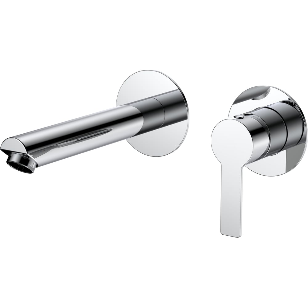 Изображение товара Современный однорычажный встраиваемый смеситель Agger Easy для раковины хром