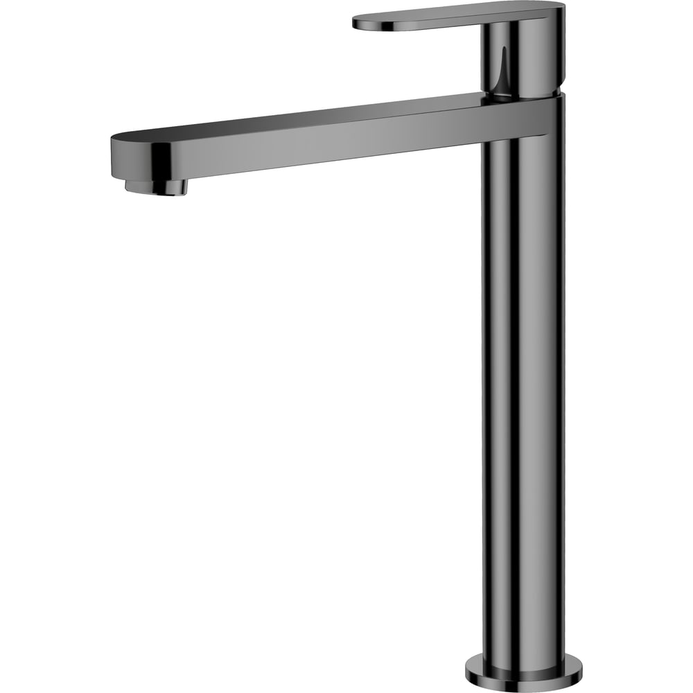 Изображение товара Смеситель для умывальника Agger Sweet однорычажный высокий матовый из нержавеющей стали