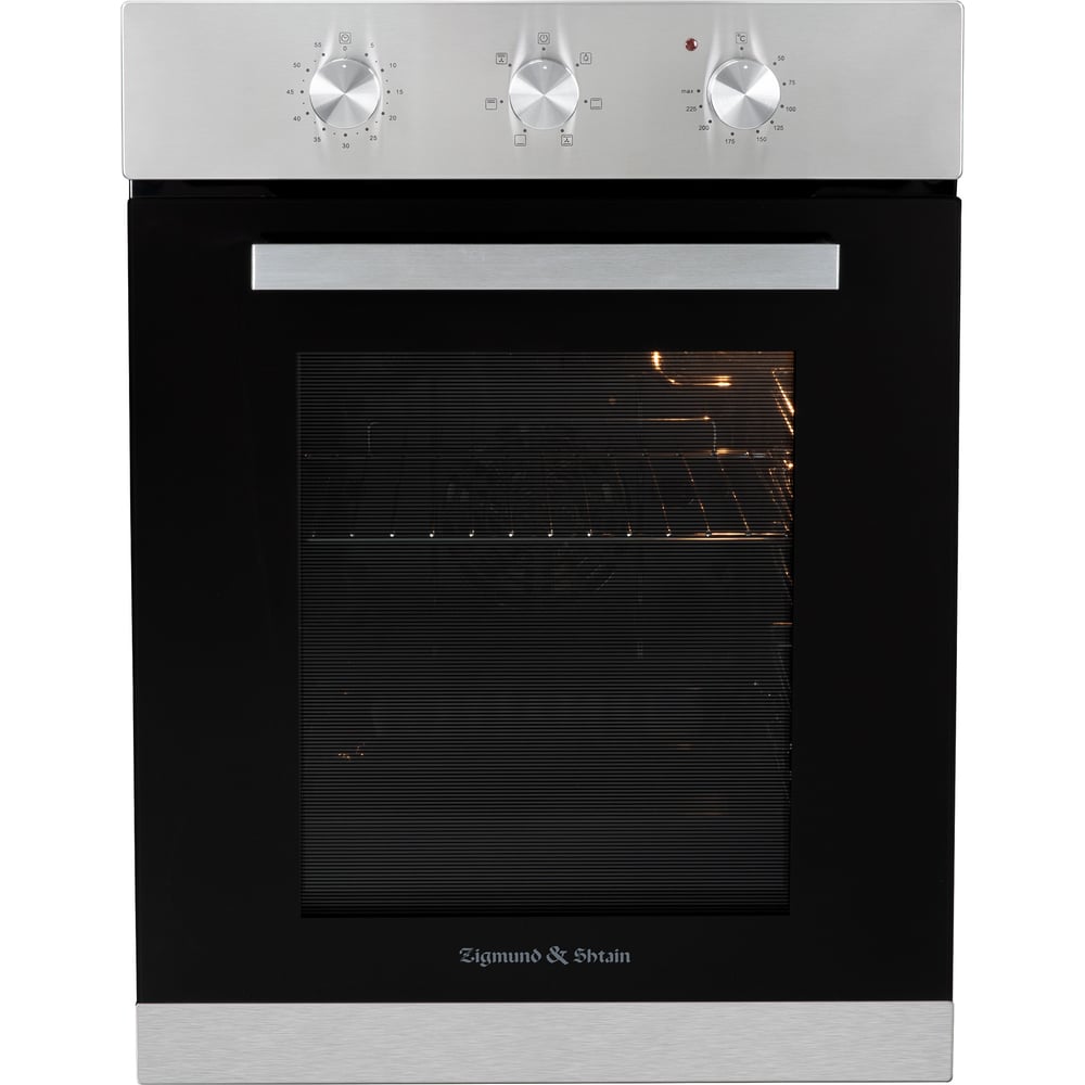Изображение товара Духовой электрический шкаф Zigmund & Shtain E 172 S 51 л мощность 2200 Вт черный/серый