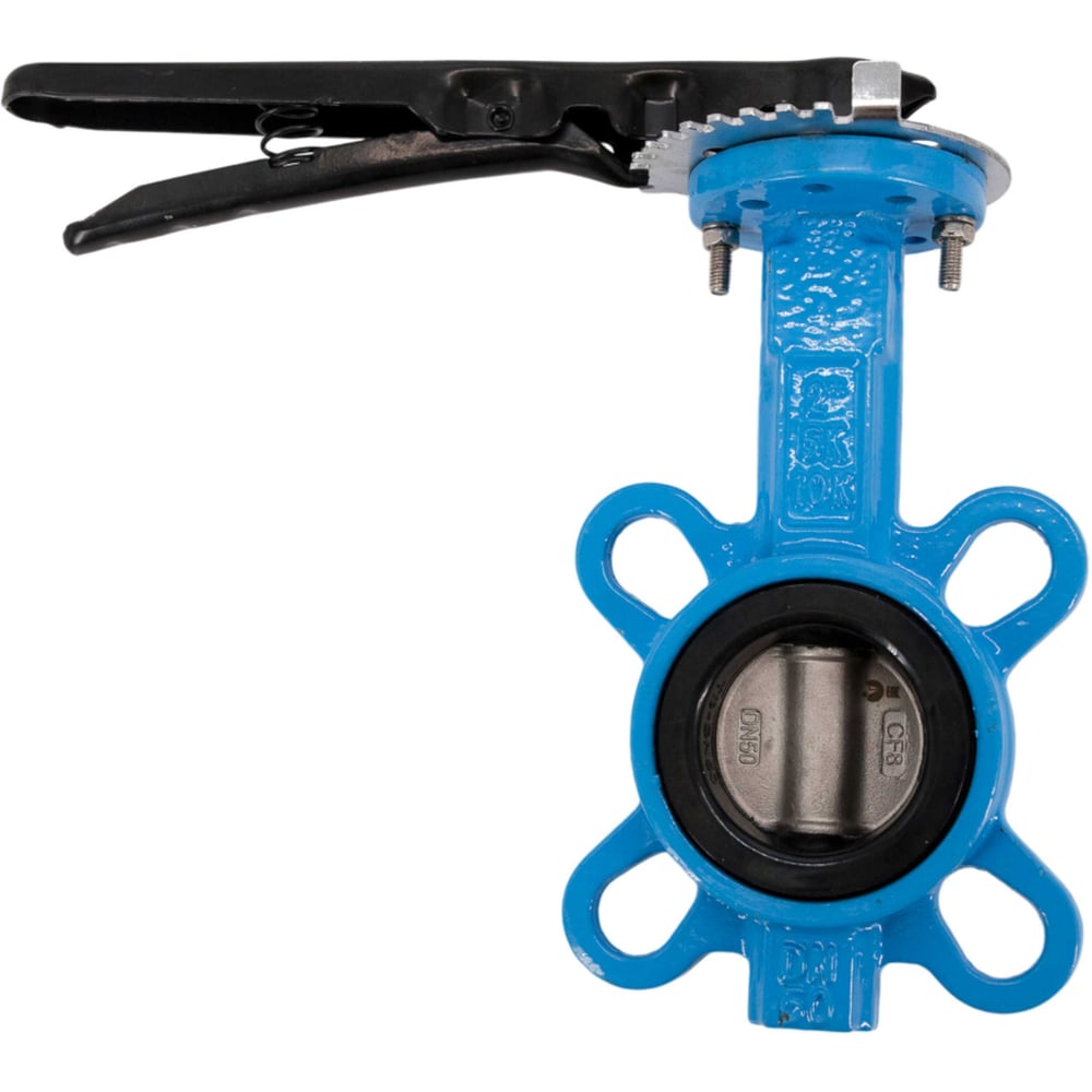 Изображение товара Дисковый затвор межфланцевый NEWKEY чугунный DN50 PN16 Изображение товара Дисковый затвор межфланцевый NEWKEY чугунный DN50 PN16