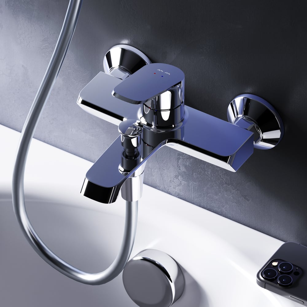 Изображение товара Смеситель для ванны/душа AM.PM Func хром F8F10000