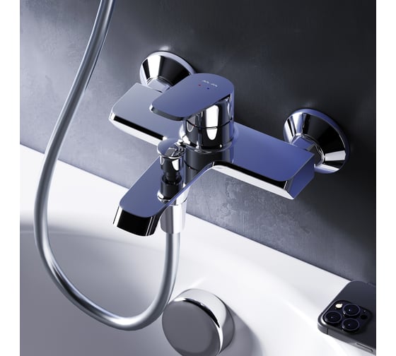 Изображение товара Смеситель для ванны/душа AM.PM Func хром F8F10000