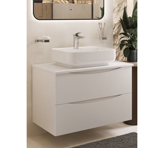 Изображение товара Тумба c раковиной подвесная BOND с белой столешницей T05805-S13500
