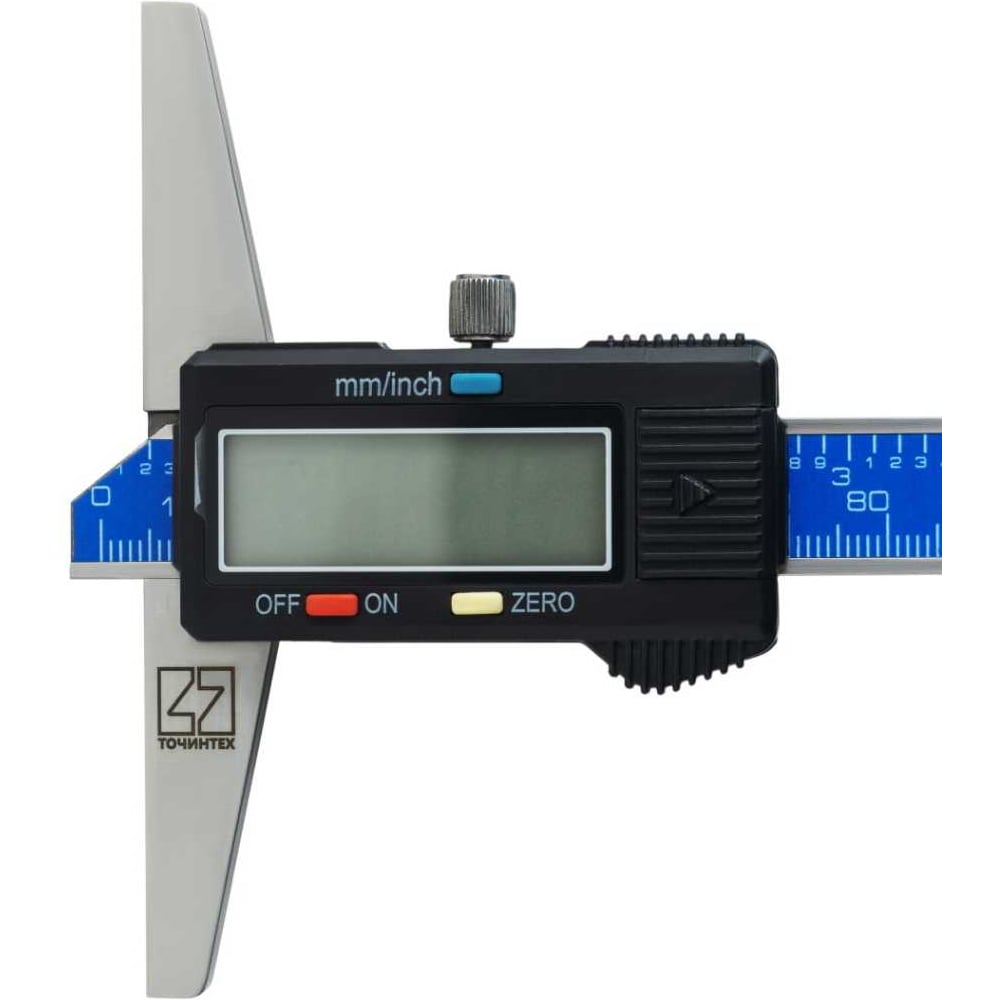 Изображение товара Штангенглубиномер ТОЧИНТЕХ ШГЦ-200-0.01 профессиональный точный измерительный инструмент