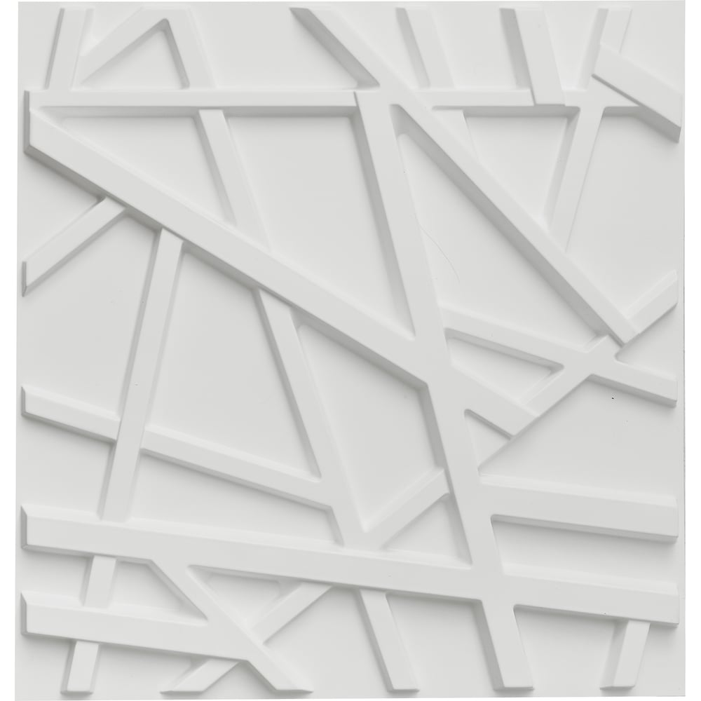 Изображение товара Комплект 3D-панелей LAKO DECOR для стен 50x50 см белые 10 шт