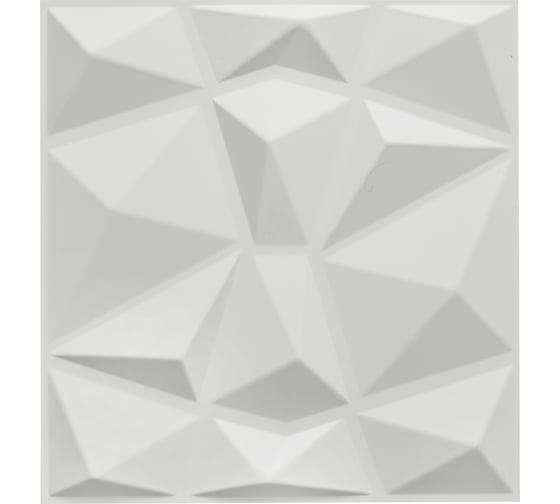 Изображение товара Комплект 3D-панелей LAKO DECOR 50-50 см, 5 шт, 1 мм, белый 101 LKD-PVC50-D094-MEGA5