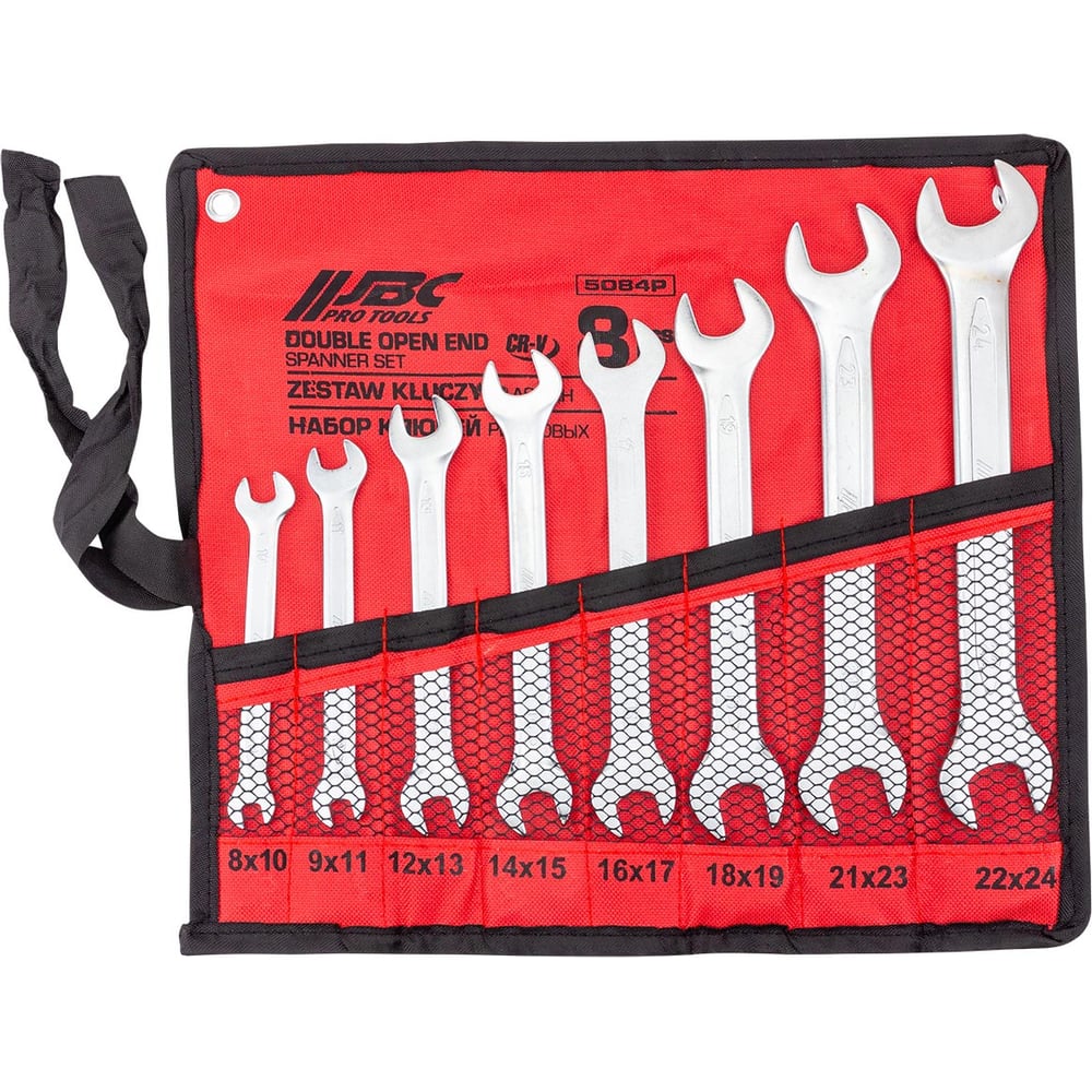 Изображение товара Набор ключей рожковых JBC 8 предметов JBC-5084P(63645)