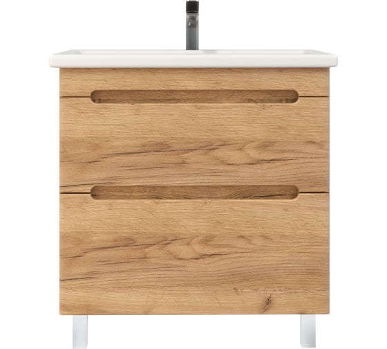 Изображение товара Тумба без раковины RUVANN AQVI 80 в ванную напольная Голд крафт Т.AQVI-GK.П-80Н