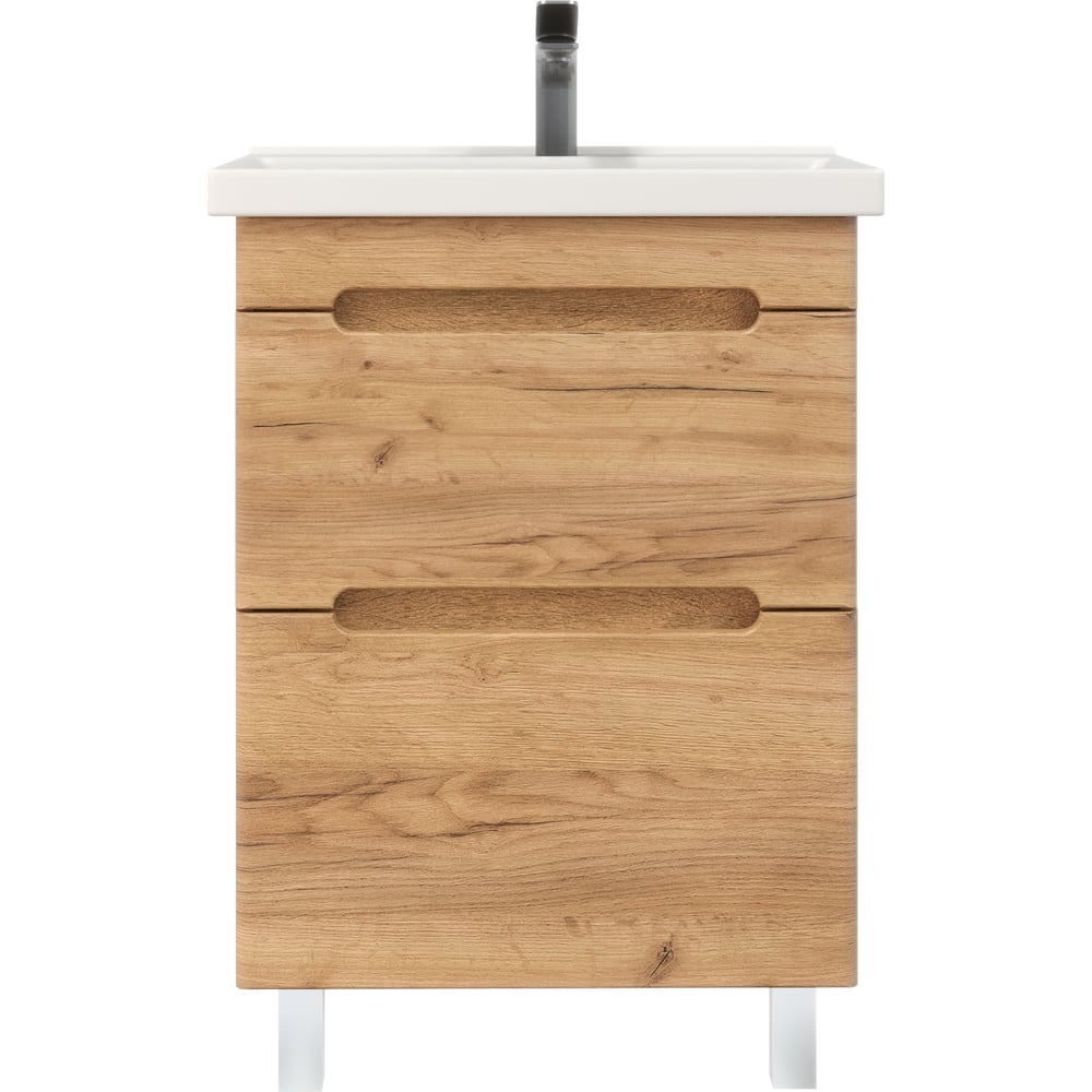 Изображение товара Тумба с раковиной RUVANN AQVI 50 + Фест 50 современная напольная модель