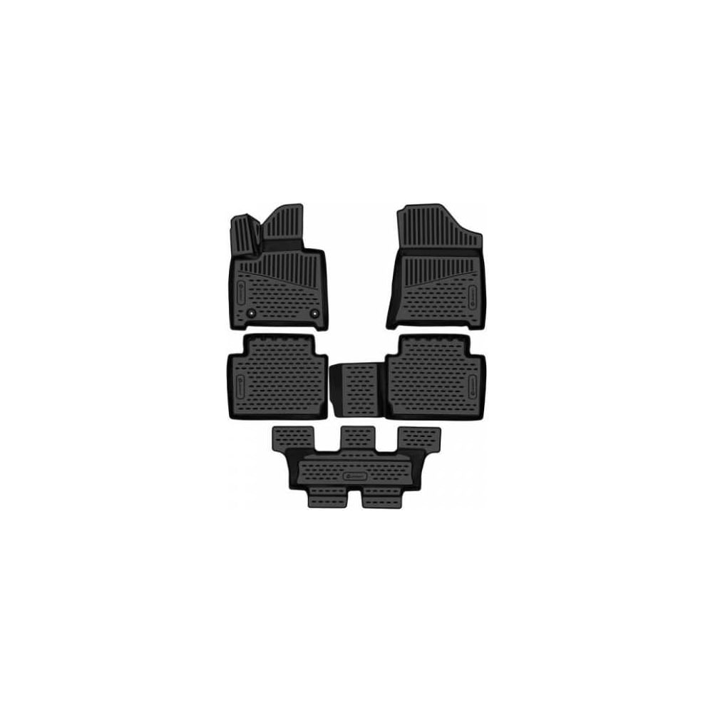 Изображение товара Коврики 3D в салон Element для HYUNDAI Santa Fe V 2023, 7 мест