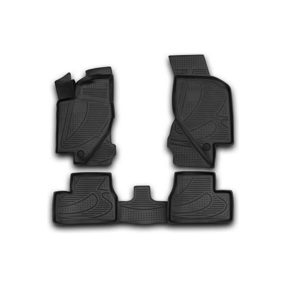 Изображение товара Коврики 3D в салон для LADA Granta 2011+ передние полиуретан черные