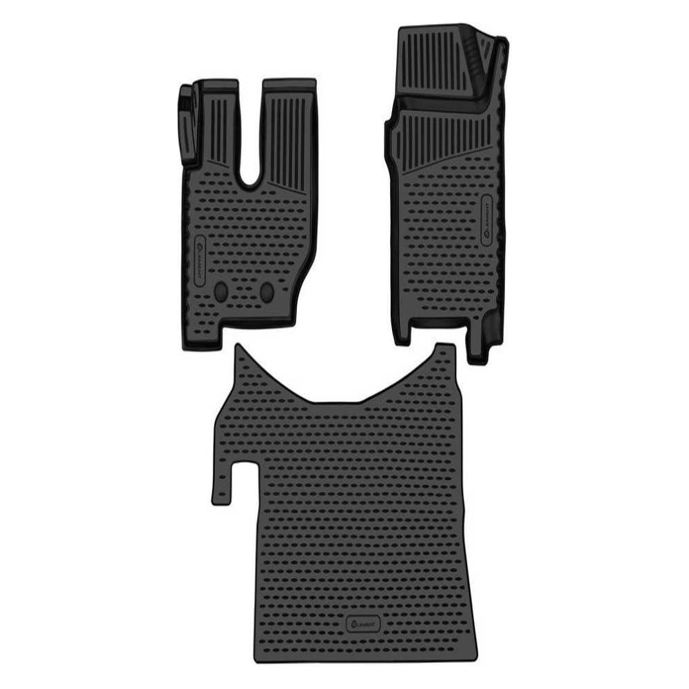 Изображение товара Коврики 3D в салон Element для FOTON Auman 2023 -, Тягач, 3 шт, полиуретан Фотон / Фотон Ауман ELEMENT3DAN0929210k.F