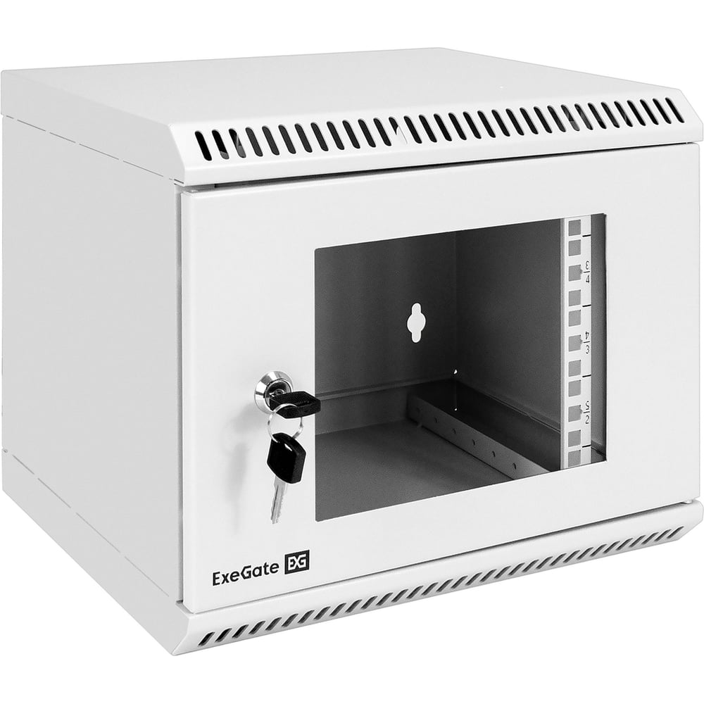Изображение товара Телекоммуникационный шкаф настенный 6U ExeGate EC-WM-6U.280.G.GREY