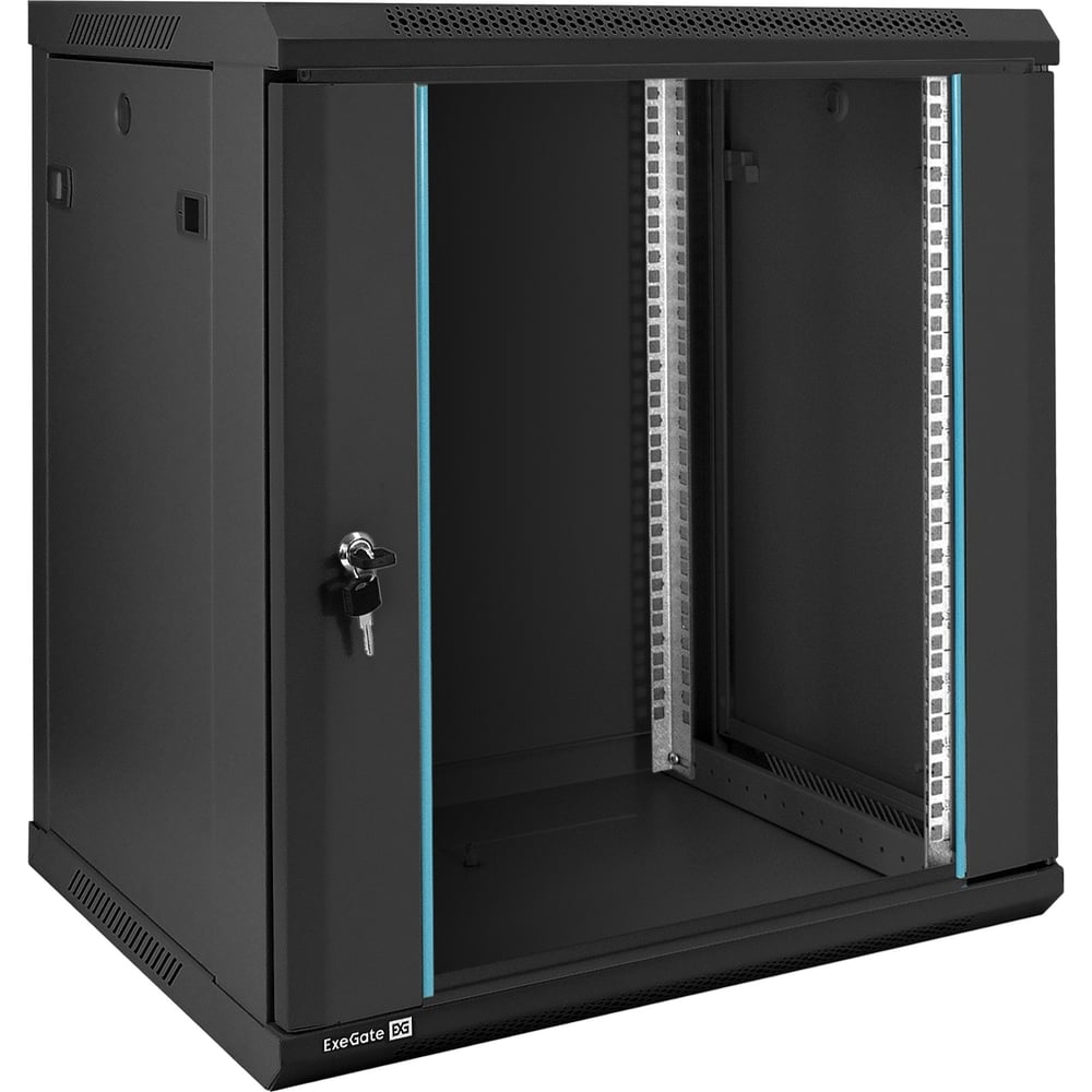 Изображение товара Шкаф телекоммуникационный ExeGate 19 настенный 12U черный