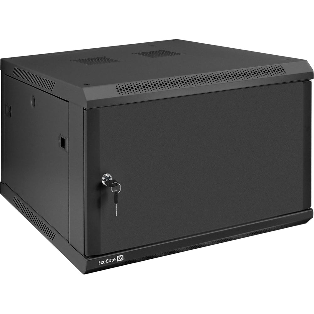 Изображение товара Телекоммуникационный шкаф 19 6U настенный EC-WM-6U.600.M.BLACK
