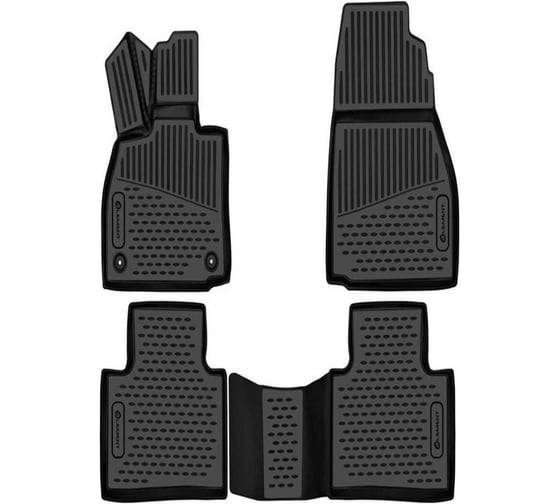 Изображение товара Коврики 3D в салон Element для HONGQI HS3 2023 - 4шт  Хонги ХС3 ELEMENT3DA7104310k