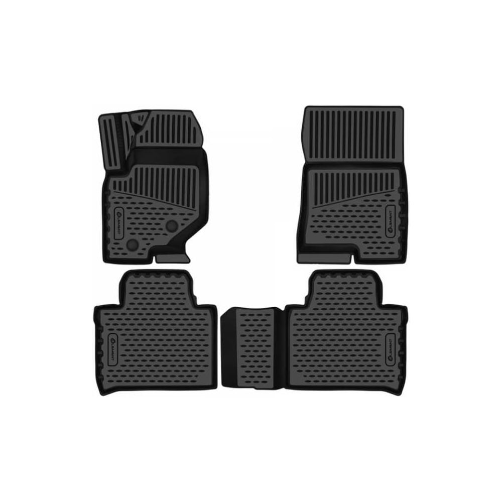 Изображение товара Коврики 3D в салон Element для KGM Rexton 2023 4 шт полиуретан черные