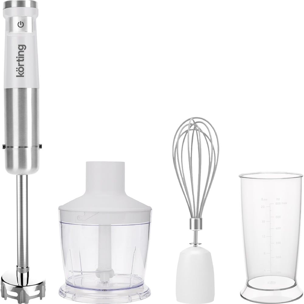 Изображение товара Погружной блендер KORTING KHB 0313 W мощностью 150 Вт и 5 скоростей