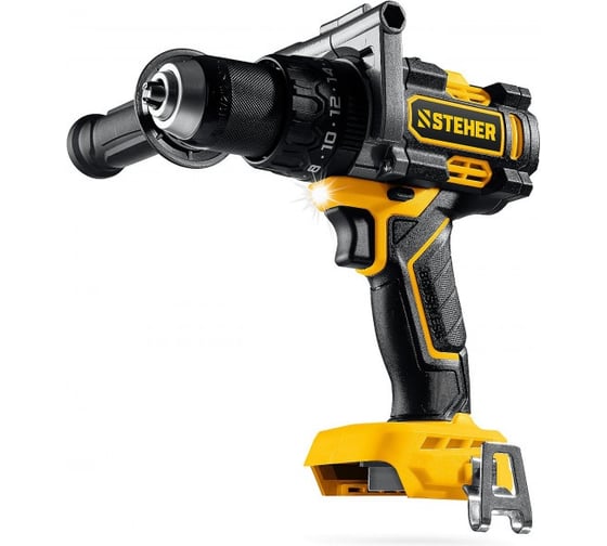 Изображение товара Бесщеточная ударная дрель-шуруповерт STEHER 20 В, 165 Н·м, без АКБ (LMS) CBS-165