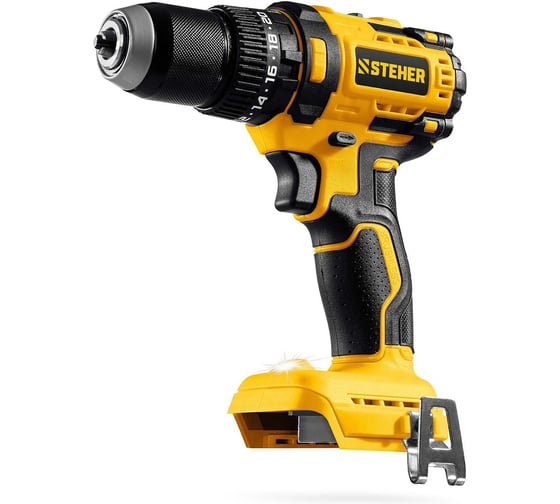 Изображение товара Бесщеточная ударная дрель-шуруповерт STEHER 20 В, 65 Н·м, без АКБ (LMS) CBS-65