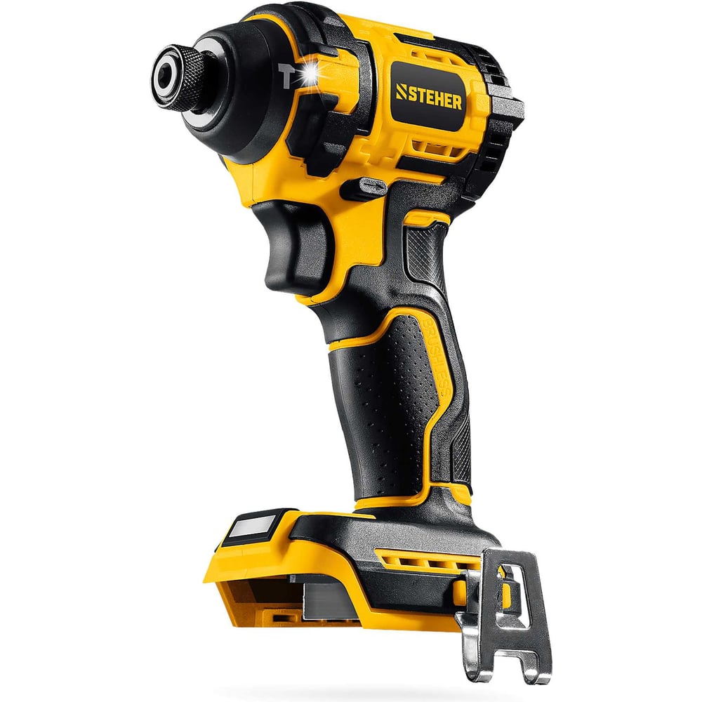 Изображение товара Бесщеточный ударный винтоверт STEHER 20 В CSB-180 с подсветкой и реверсом