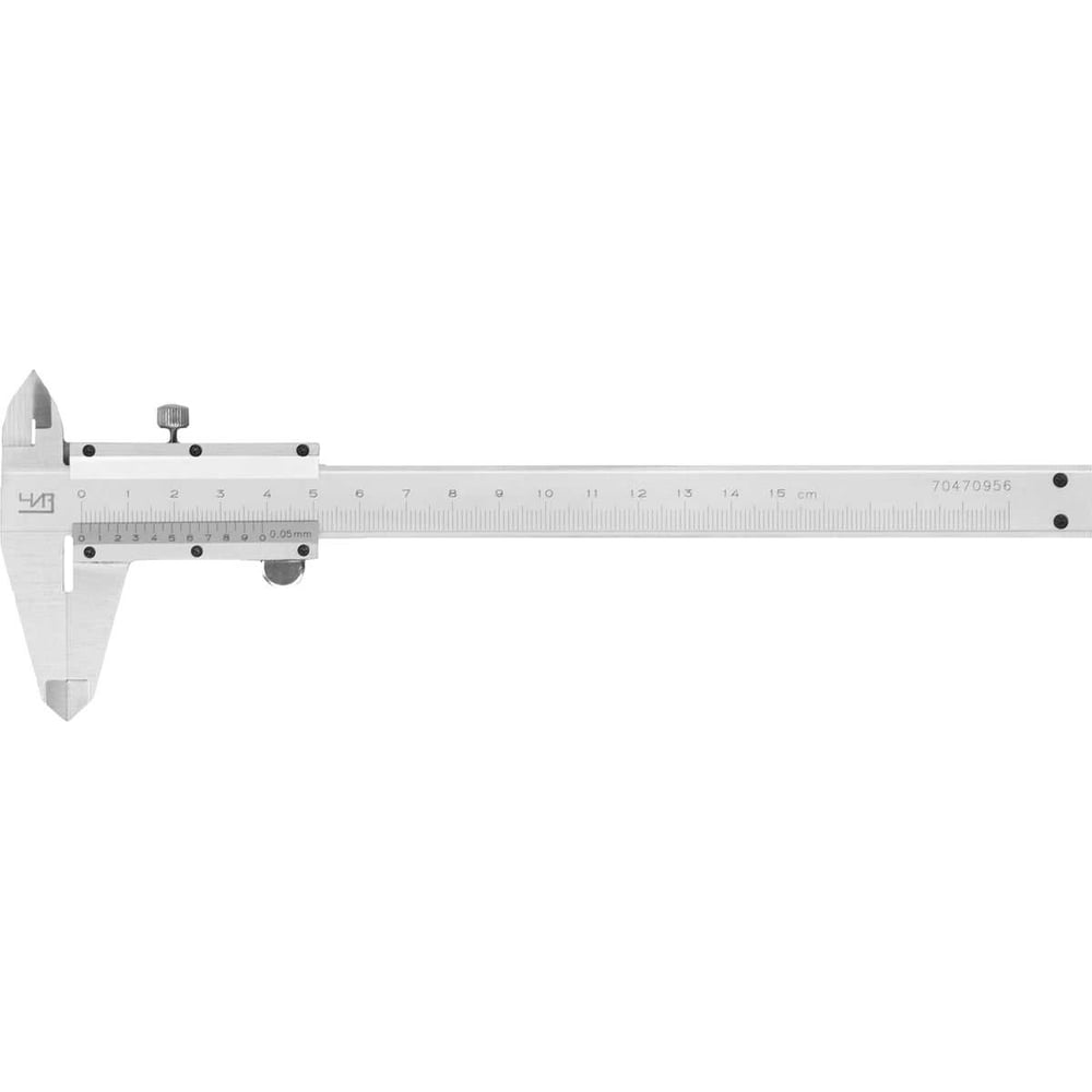 Изображение товара Профессиональный штангенциркуль ЧИЗ ШЦ-1-125 0,05 с глубиномером и футляром