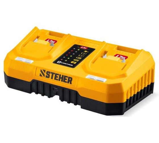 Изображение товара Зарядное устройство STEHER для LMS АКБ 20 В, 2 порта, 2 х 3 А CH-20-26