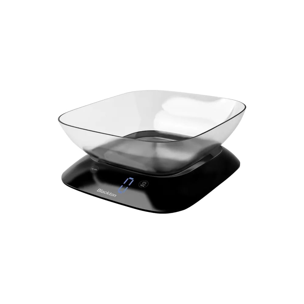 Изображение товара Кухонные электронные весы Blackton Bt KS113 с точностью 1 г черные