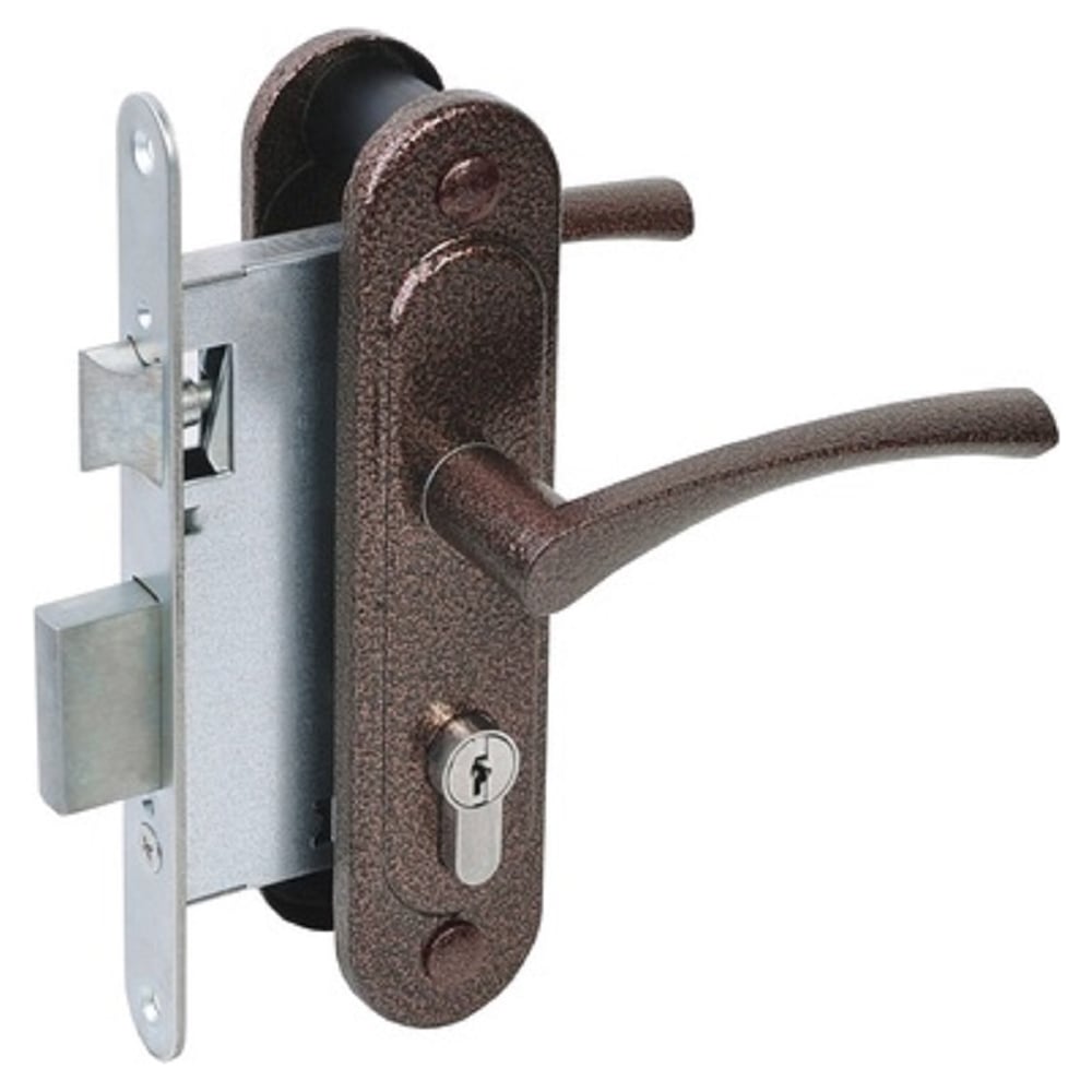 Изображение товара Врезной замок Абсолют ЗВ4-3/07 Медь для деревянных дверей