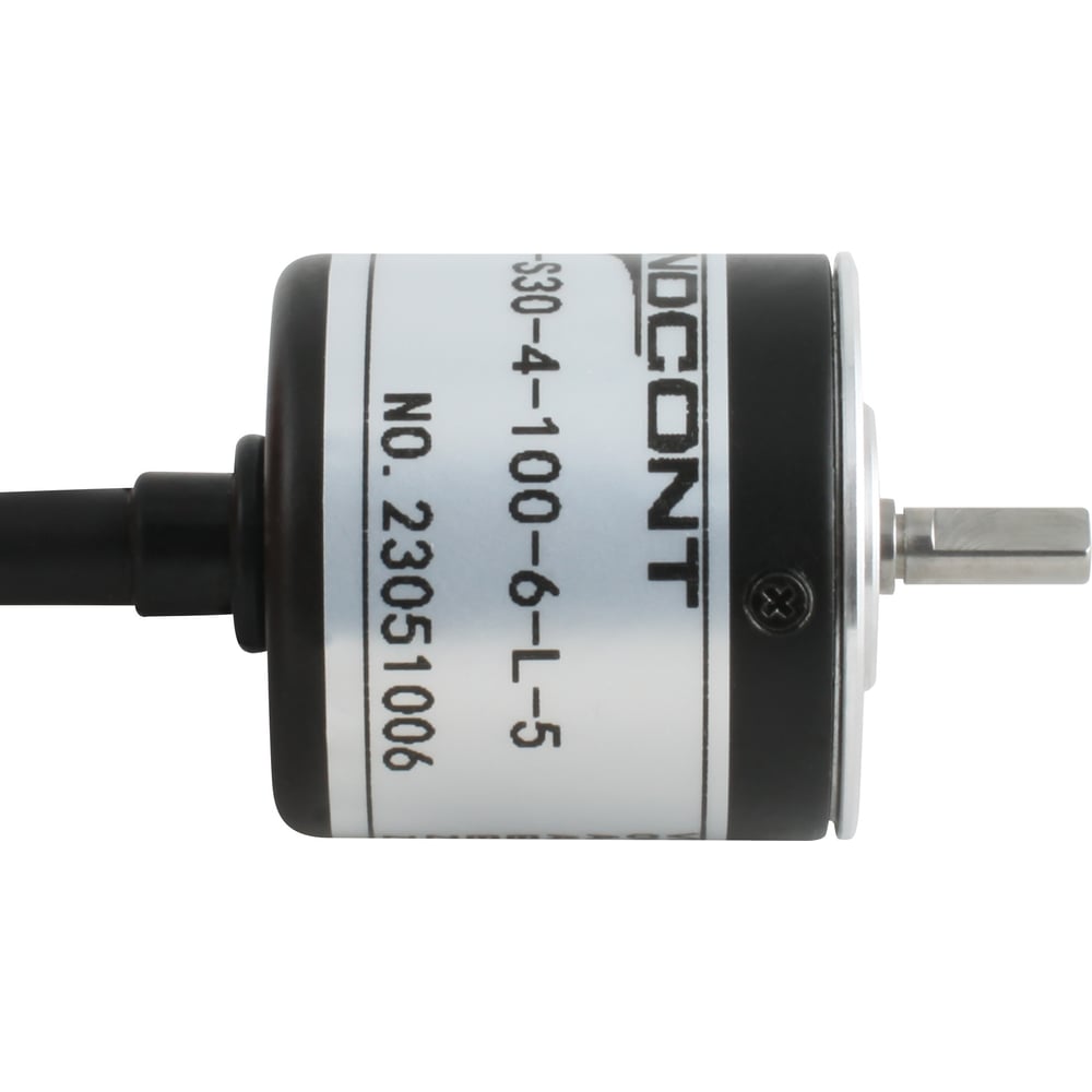 Изображение товара Инкрементальный энкодер INNOCONT D=30мм 200 имп/об 24V IP54