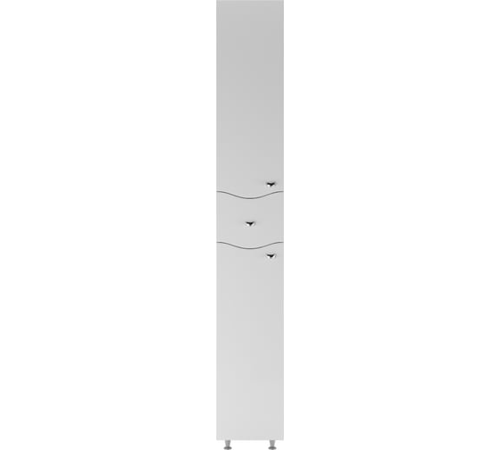 Изображение товара Пенал напольный Айсберг 30 Волна с верхним ящиком В1 левый DA1005P