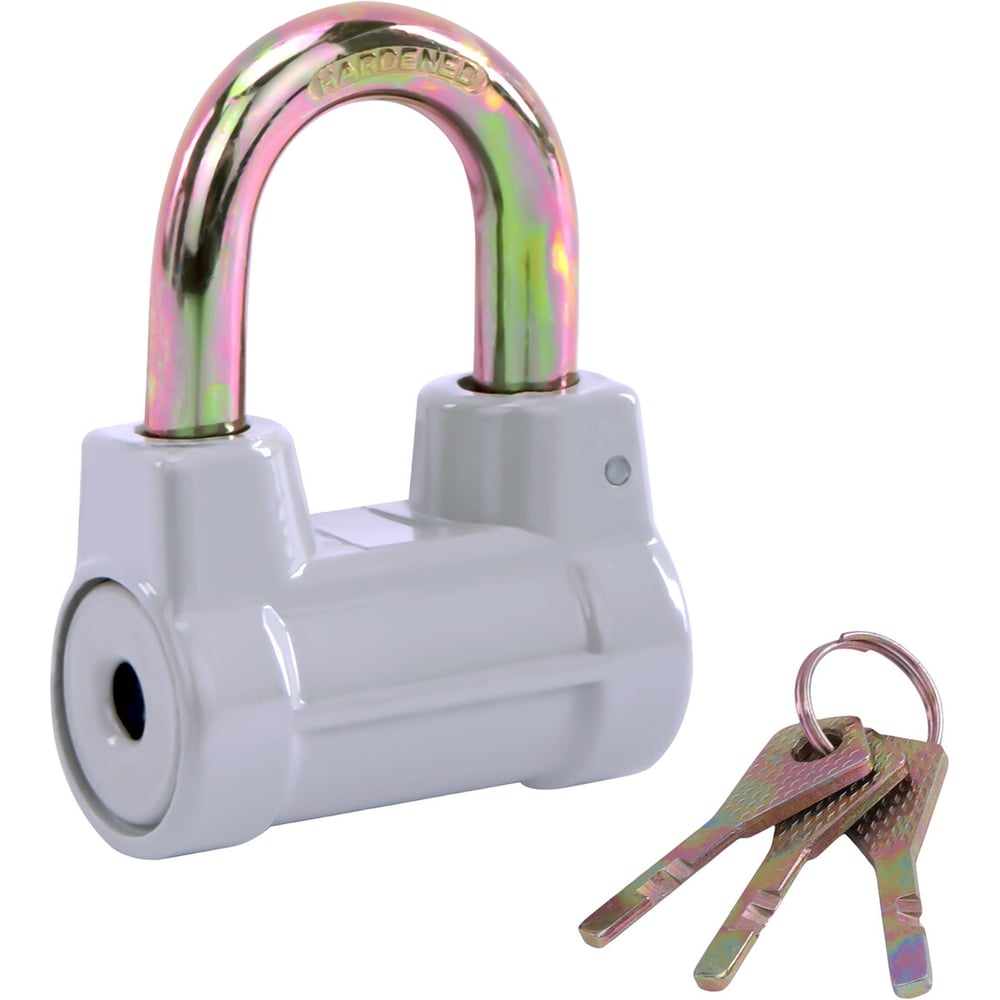 Изображение товара Навесной алюминиевый замок RABBITEX 60мм с дисковым ключом влагозащита