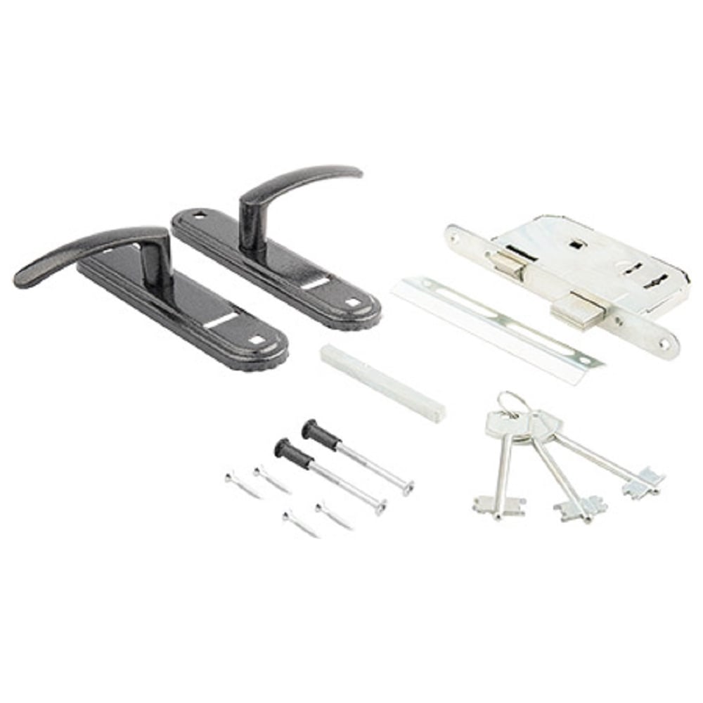 Изображение товара Врезной замок Абсолют ЗВ9.2-08 серебро для деревянных дверей полупрофессиональный