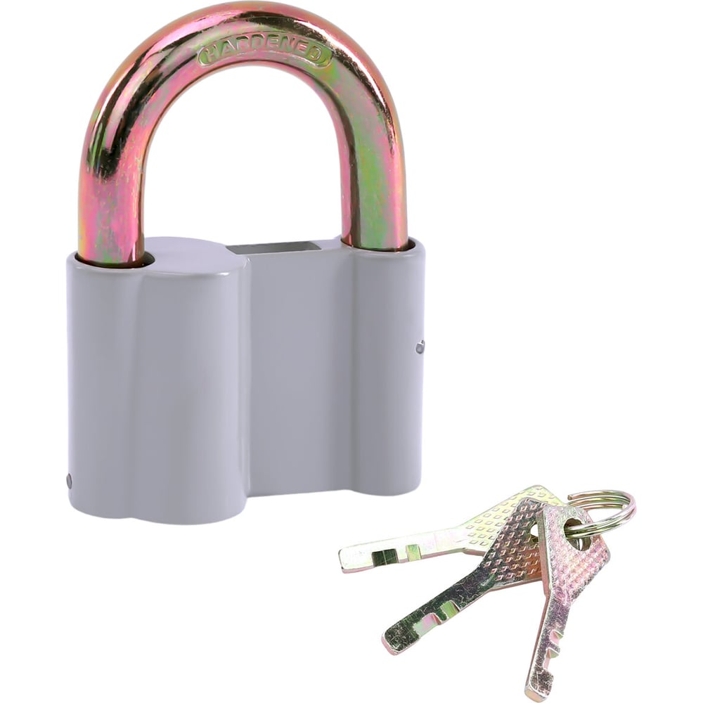 Изображение товара Навесной алюминиевый замок RABBITEX 70мм с 3 ключами влагозащищенный морозоустойчивый