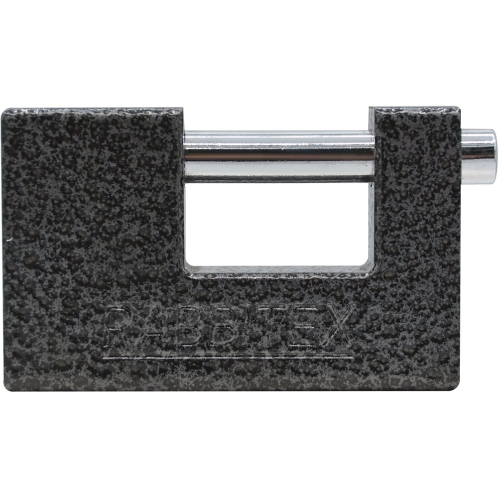 Изображение товара Гаражный навесной замок RABBITEX из чугуна с полимерным покрытием 90мм