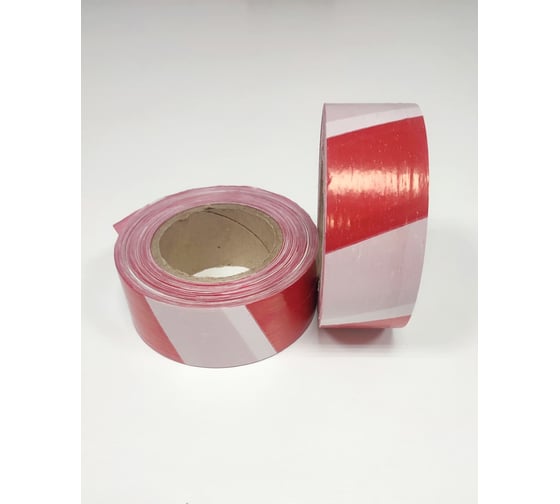 Изображение товара Лента оградительная Рзка, ООО, 50мм, 35 мкм 2шт, цвет бело/красная ЛО-200