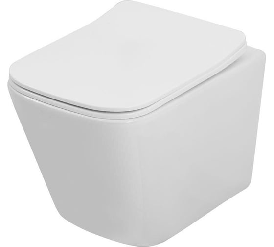 Изображение товара Унитаз с сидением Logan L2W NEW SHORT TORNADO подвесной Soft Close -SLIMSEAT 00342541