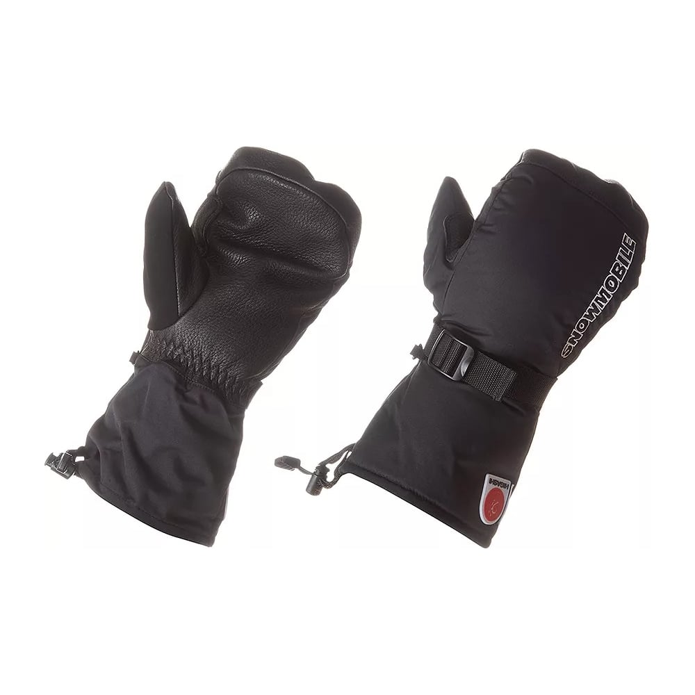 Изображение товара Варежки HIGASHI Snowmobile Black для зимы, размер XXL