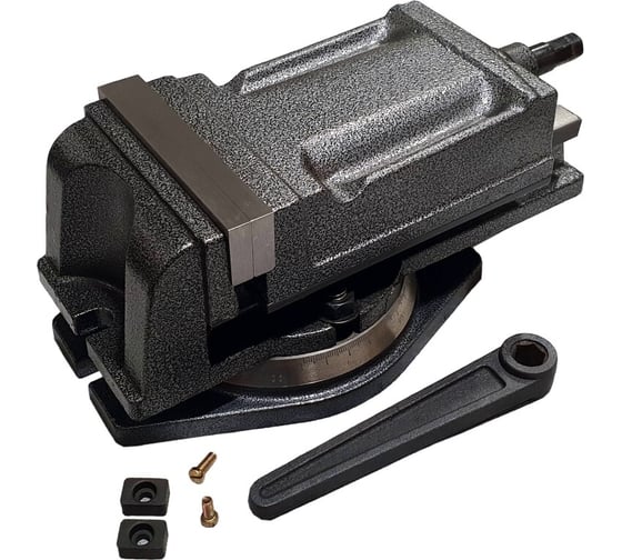 Изображение товара Тиски станочные поворотные ТЕХНОРЕАЛ QH200, 200 мм МА320301025