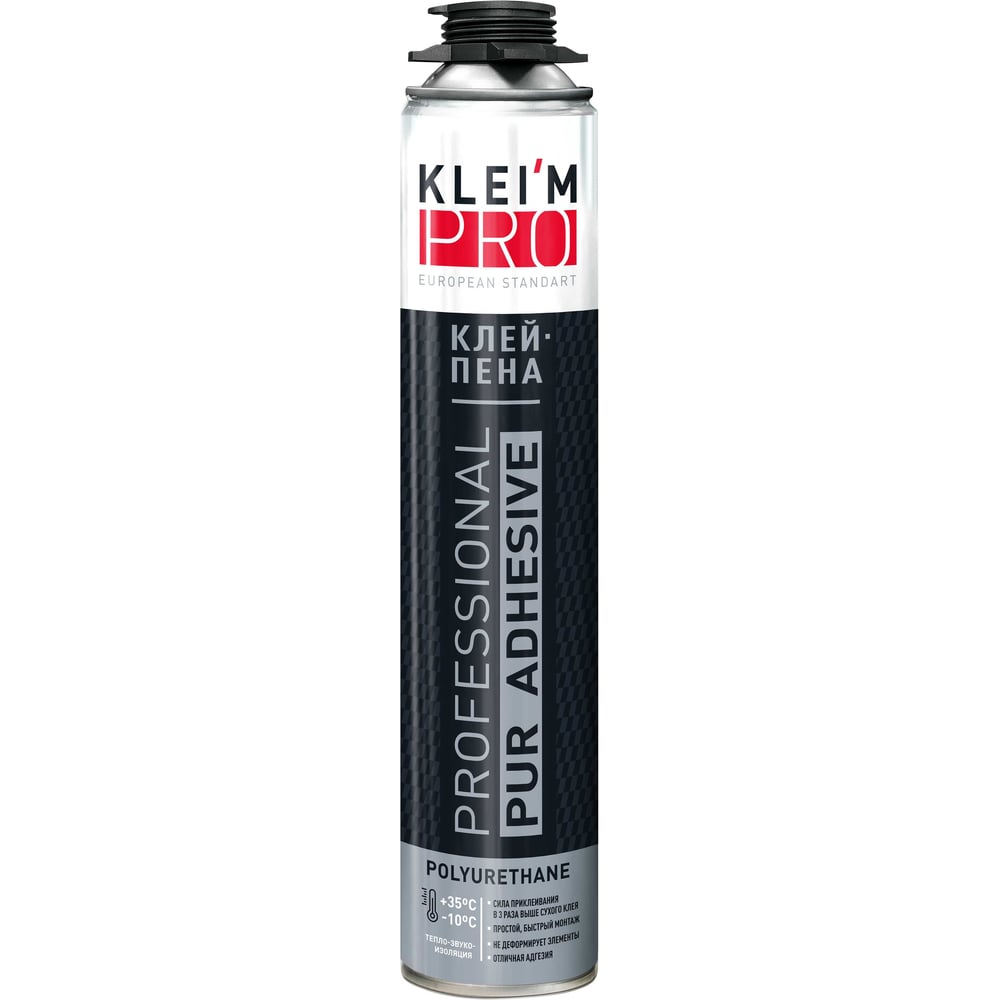 Изображение товара Профессиональная пена KleimPro 780 г для гипсокартона дерева и камня