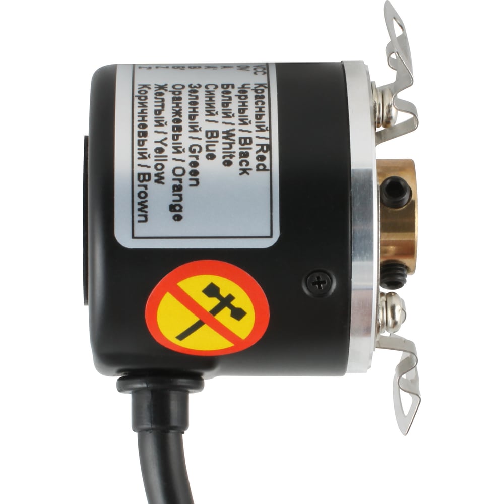 Изображение товара Инкрементальный энкодер INNOCONT D=40мм полый вал 8мм 5000 имп/об 5VDC IP54