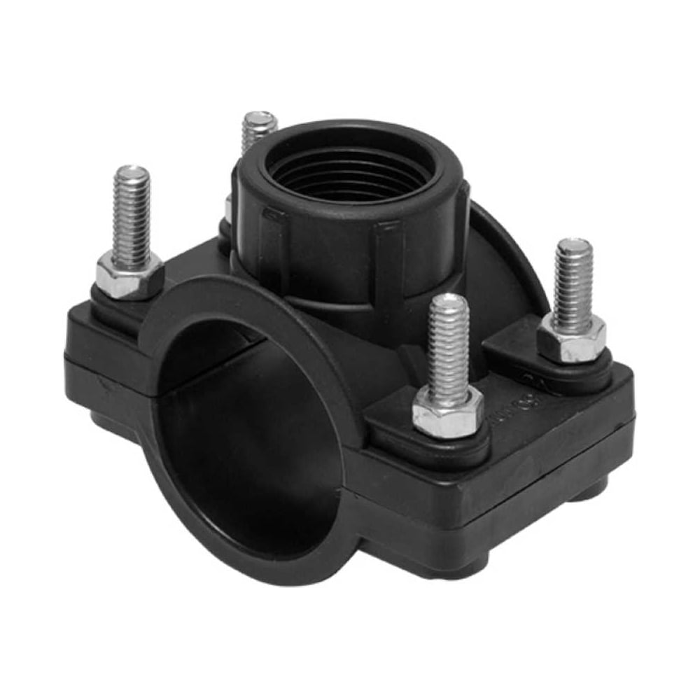 Изображение товара Врезка болтовая Demento 110x1 1/2 ПНД для пластиковых труб